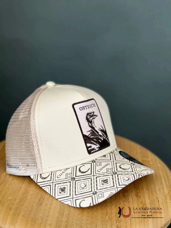 GORRA ROSA CON PARCHE NEGRO LAZY J RANCH