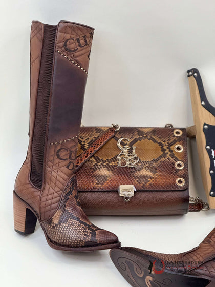 CUADRA PITON BELLY MONACO MIEL CROSS BODY DU505