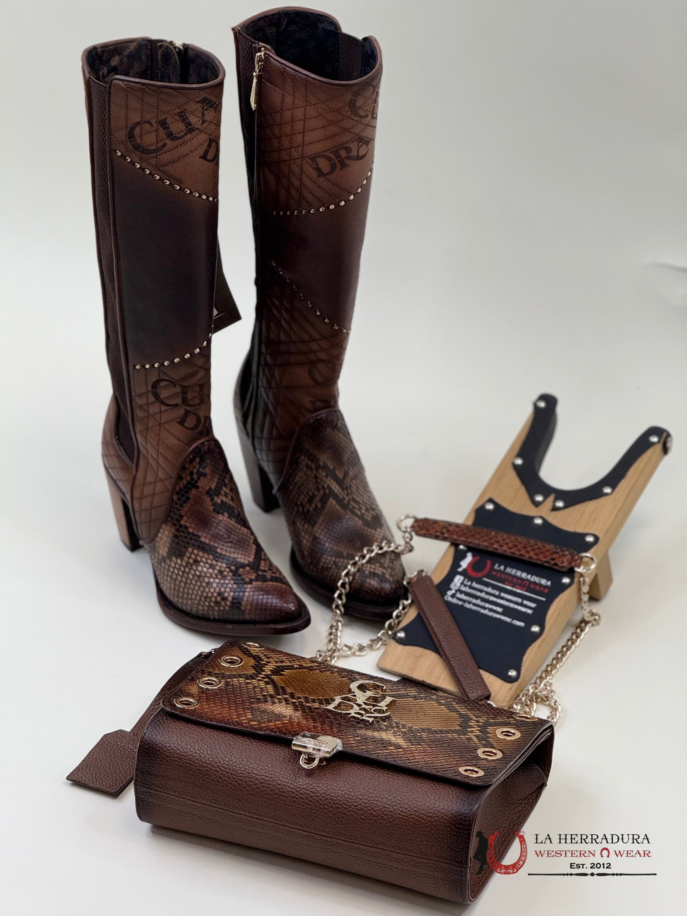 Cuadra Piton Belly Monaco Miel Cross Body Ropa Mujeres