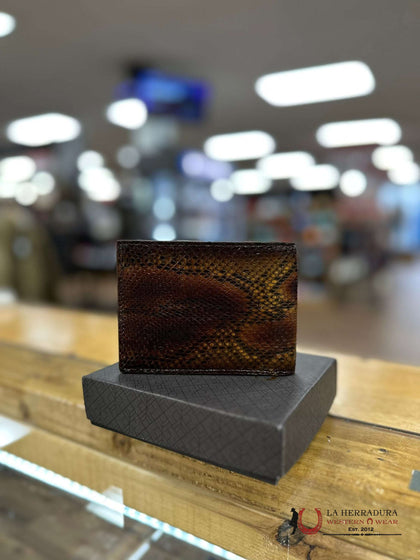 CUADRA PITON VERA CASTANO HONEY PITHON WALLET- DU465