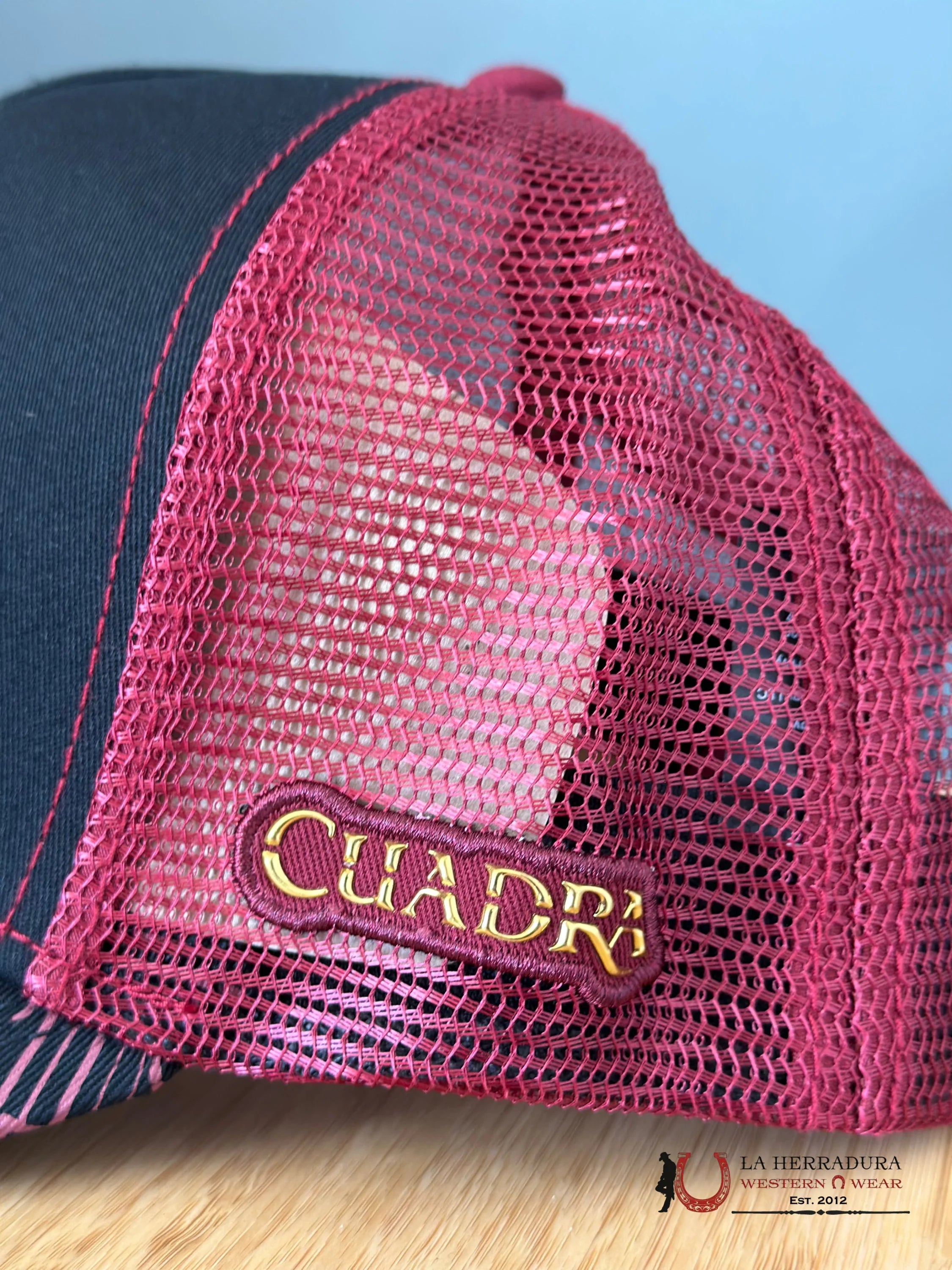 Cuadra Python Black/Red Cap Caps Mens Gorras Hombres