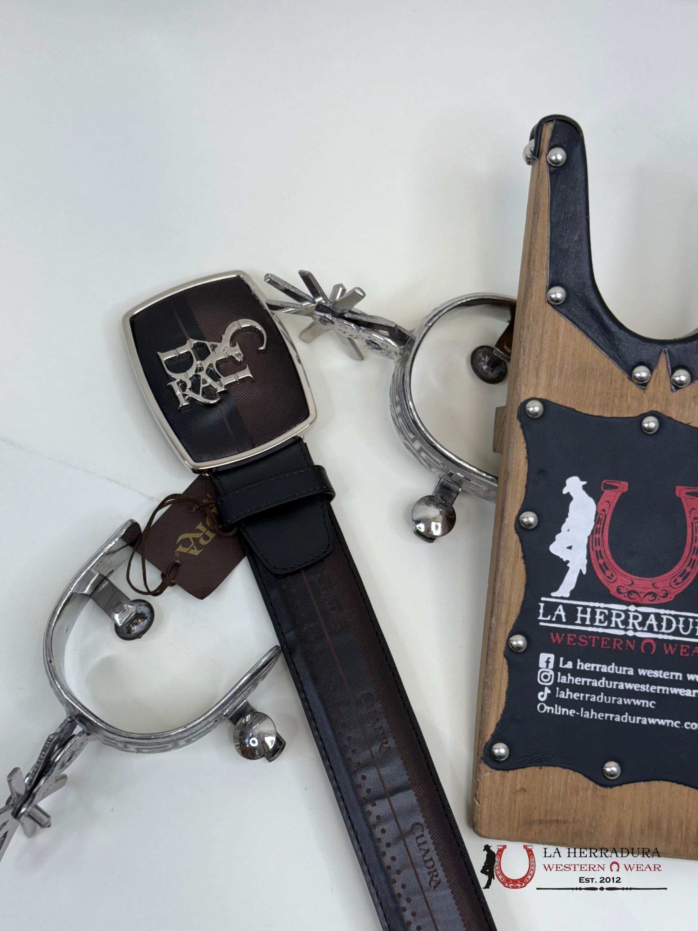 Cuadra Res Anna Gris Belt Cinturones Hombres