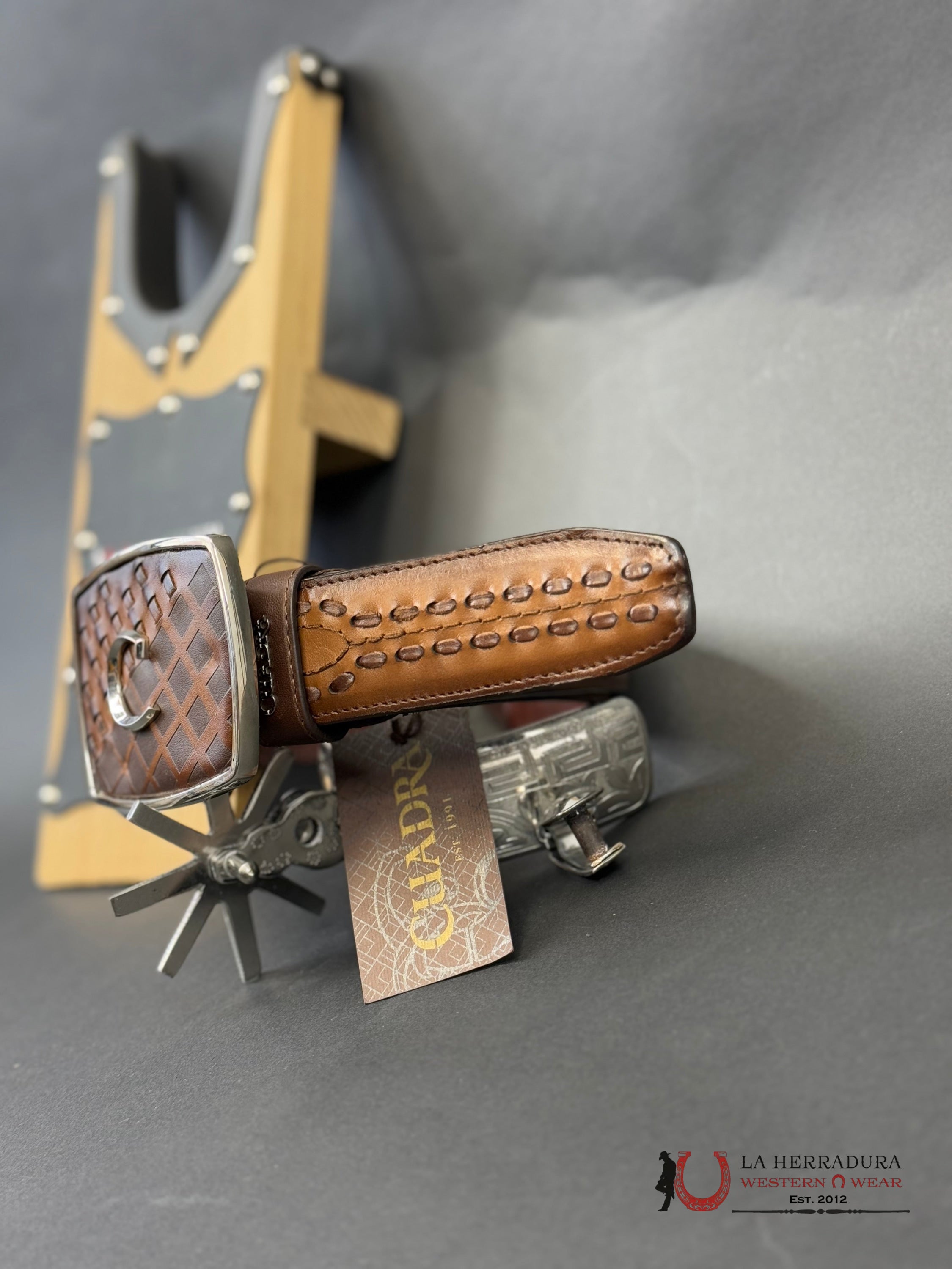 Cuadra Res Crust Maple Cinturones Hombres