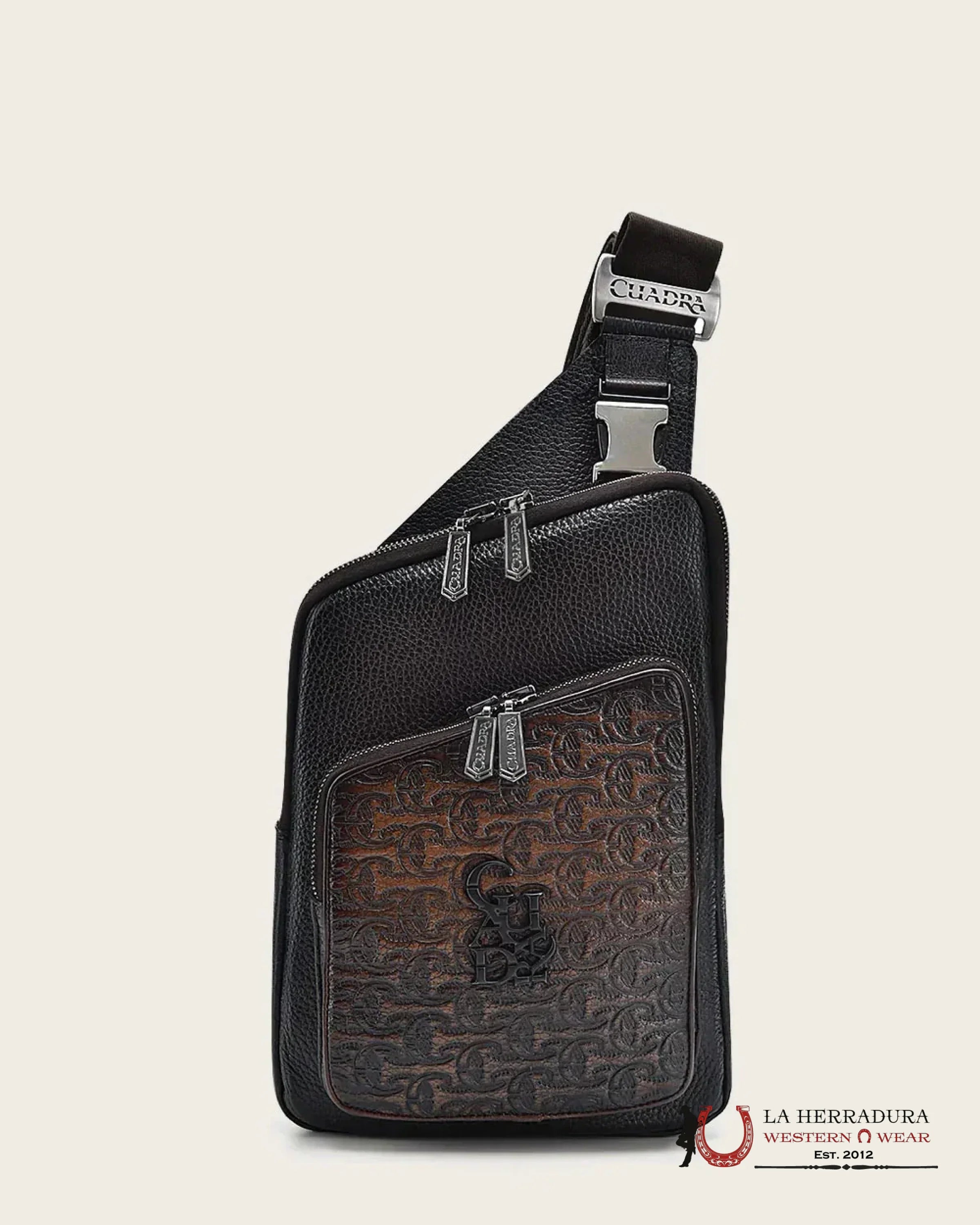 Cuadra Res Stantana Brown Stamp Crossbody bag Men ACCESORIOS