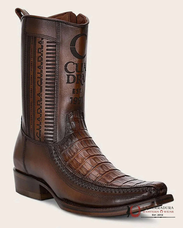 BOTAS CUADRA TEJIDA FUSCUS COLA NEGRO