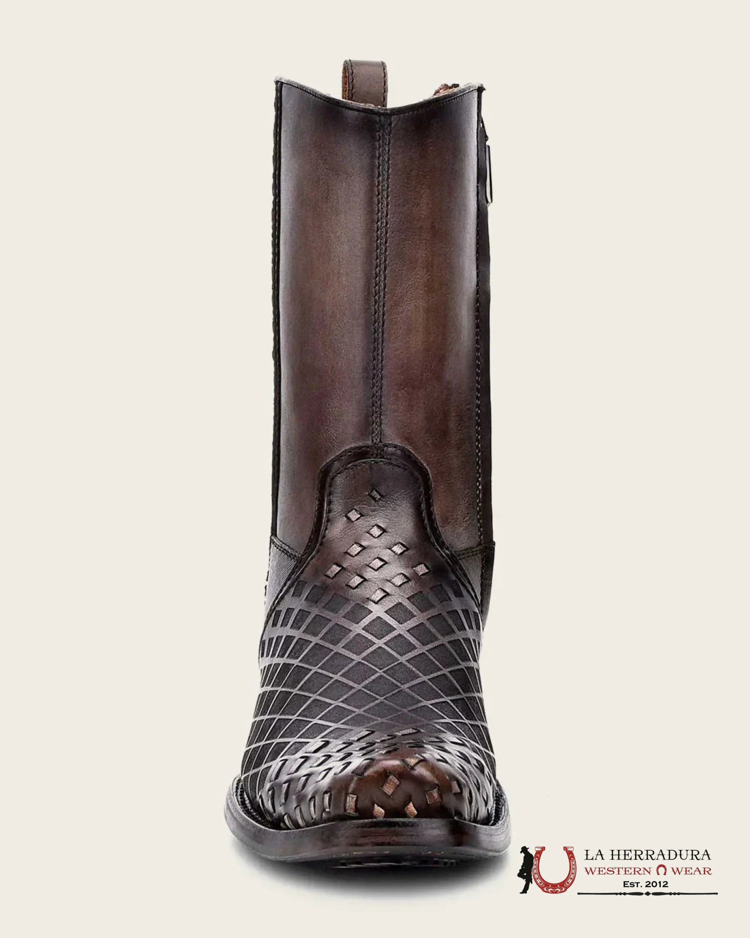 CUADRA SHORT BOOT DE RES SILLERO OVER LIGHT NEGRO NARROW SQUARE TOE CU498 BOTAS HOMBRES