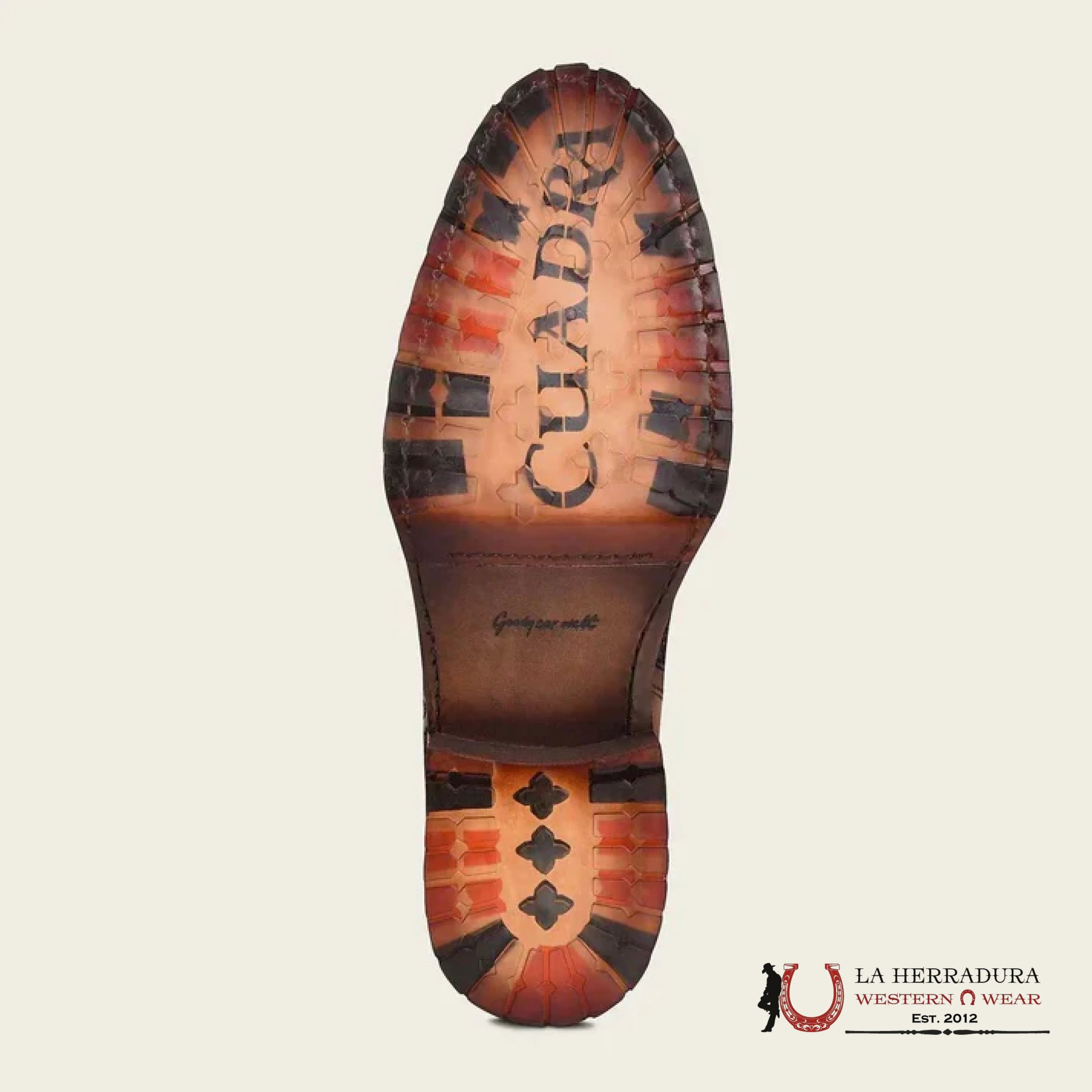 CUADRA SHORT BOOTS PYTHON BROWN LASER & WOVEN ROUND TOE CU425 BOTAS HOMBRES