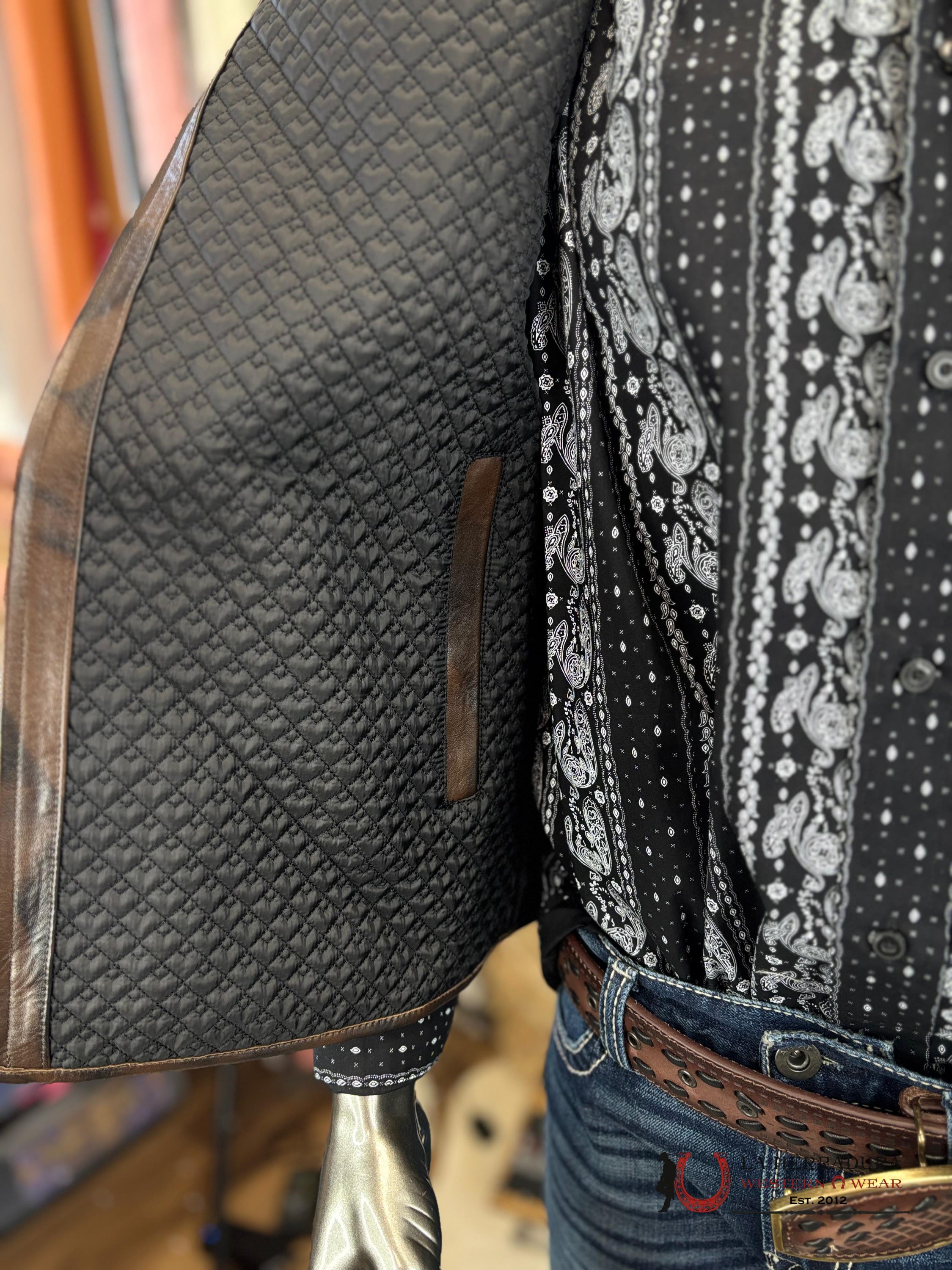 Cuadra Vintange Capuccino Mens Zipper Vest Ropa Hombres