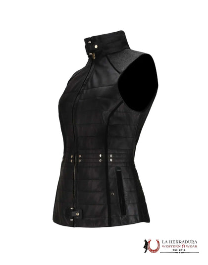 Cuadra Chaleco de Aguamala Negro para Mujer JC292
