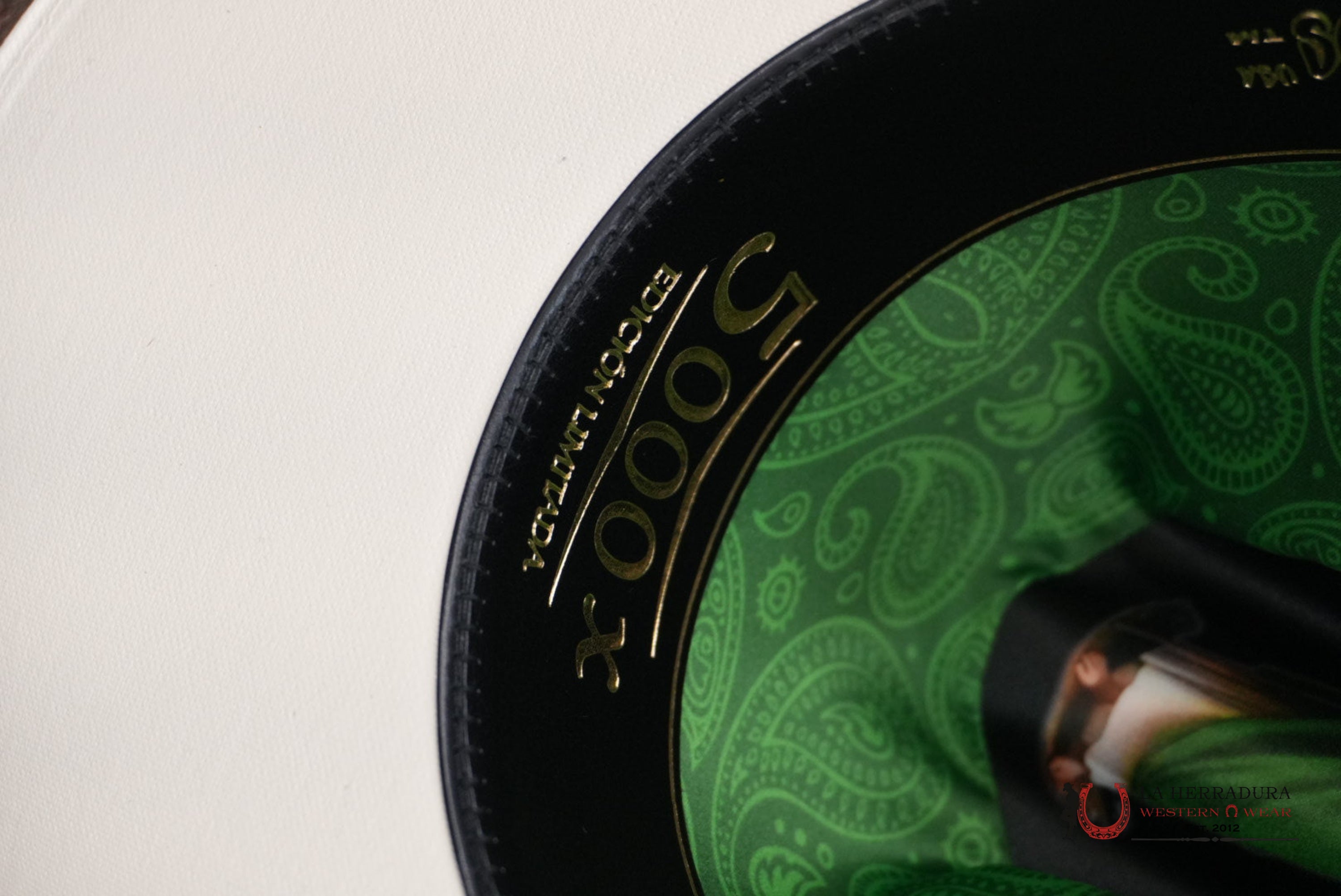 CUERNOS CHUECOS 5000X LIMITED EDITION SAN JUDAS RANCHERA ATEJANADA COPA CHICA TEJANA