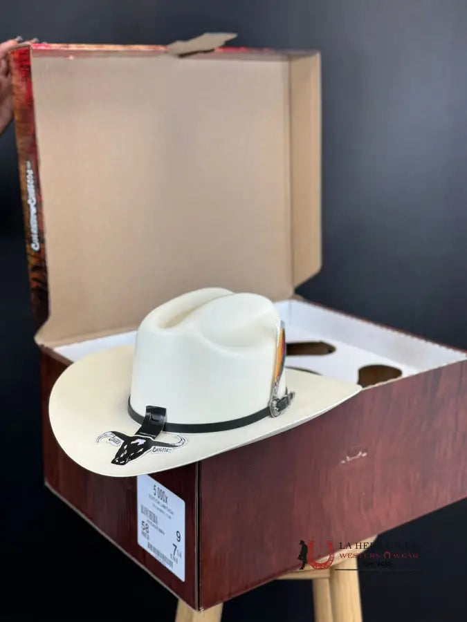 Cuernos Chuecos 5000X Limited Edition Straw Hat Ranchera Atejanada Tejana