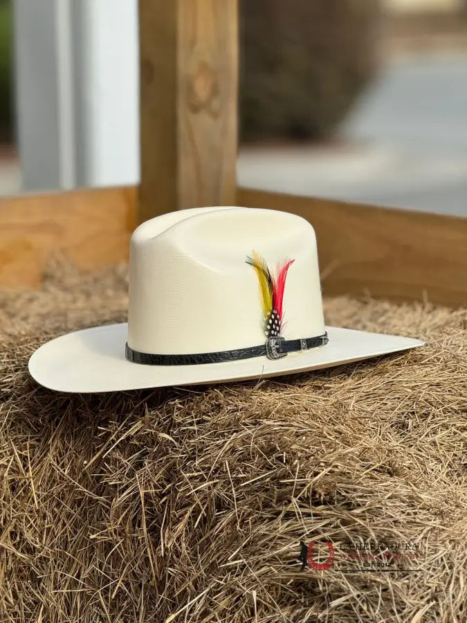 Cuernos Chuecos 5000X Limited Edition Straw Hat Ranchera Johnson Tall Crown Tejana