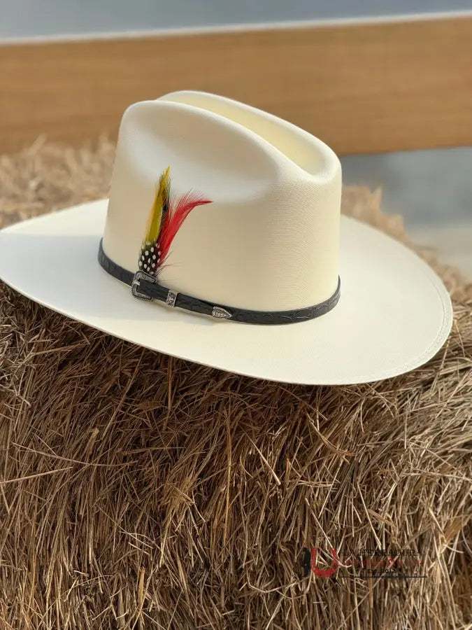 Cuernos Chuecos 5000X Limited Edition Straw Hat Ranchera Johnson Tall Crown Tejana