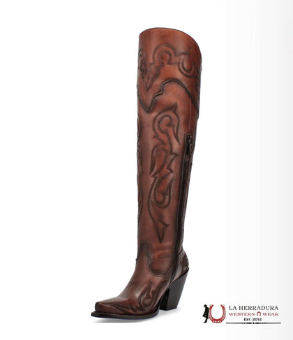 BOTA ALTA DAN POST LAD 20 CHESTNUT SEDUCTRESS PUNTA AFILADA DP3285