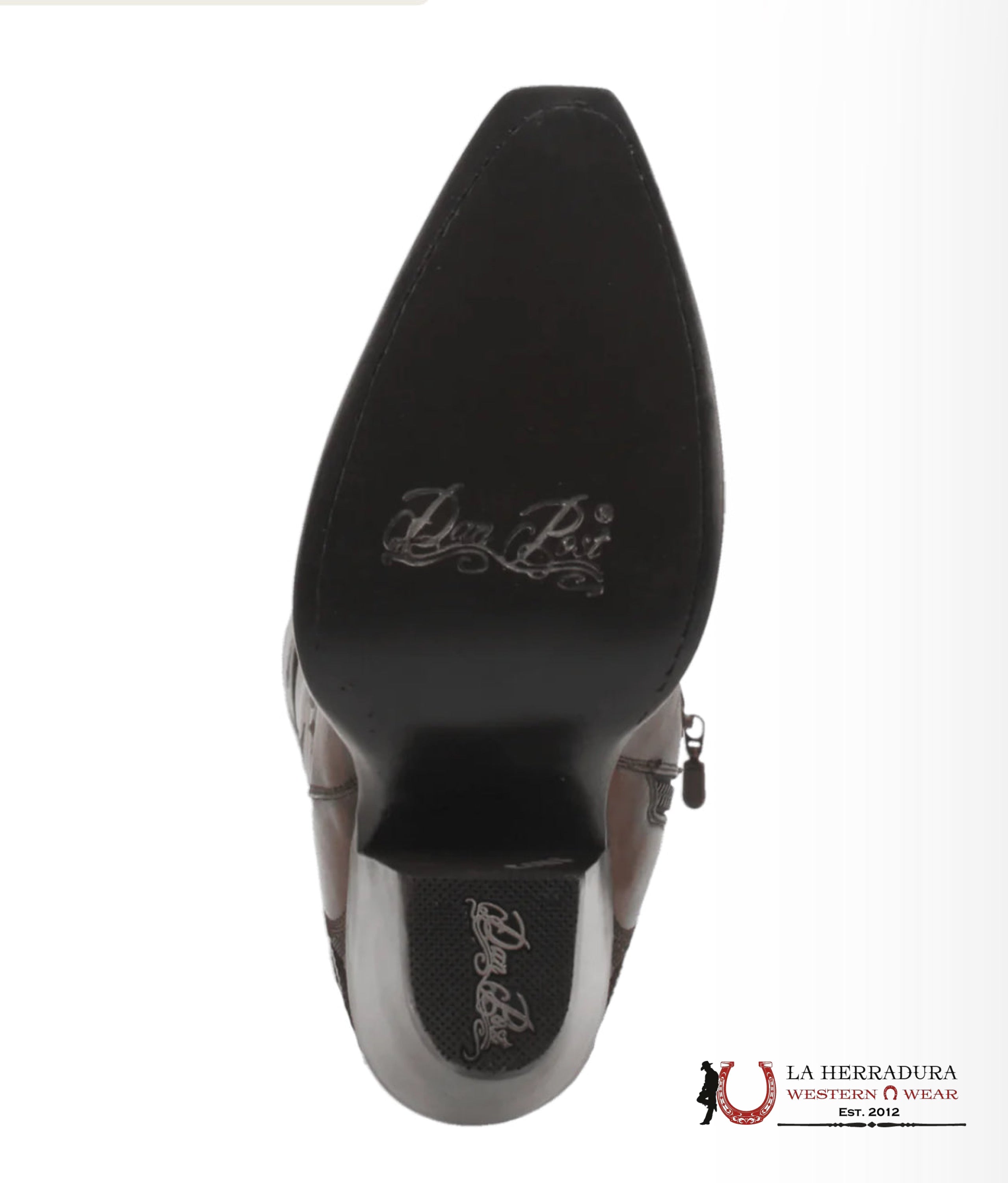 DAN POST SEDUCTRESS CHESTNUT LEATHER SNIP TOE TALL BOOT WOMEN BOTAS MUJERES