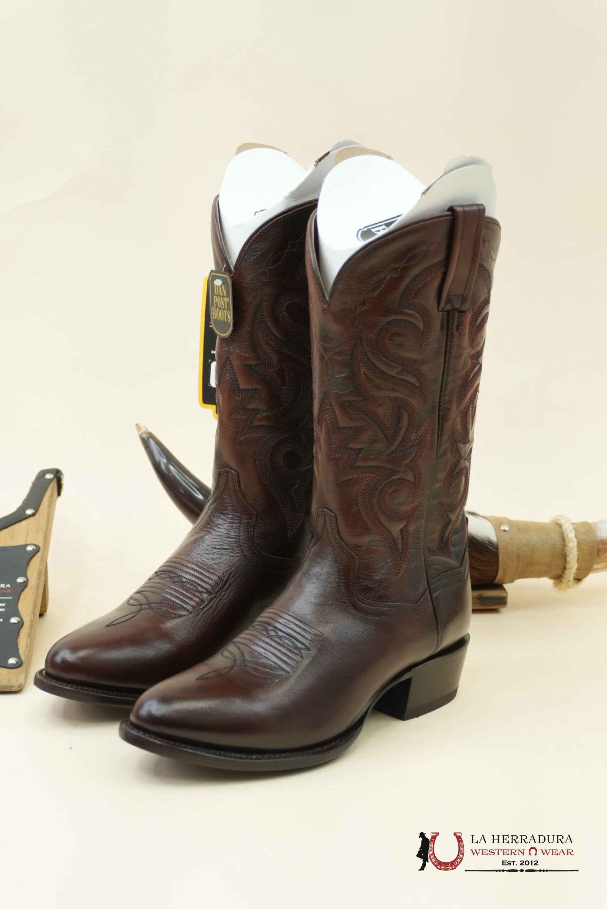 DAN POST TAN MIGNON CORONA ROUND TOE MEN BOOT BOTAS MUJERES