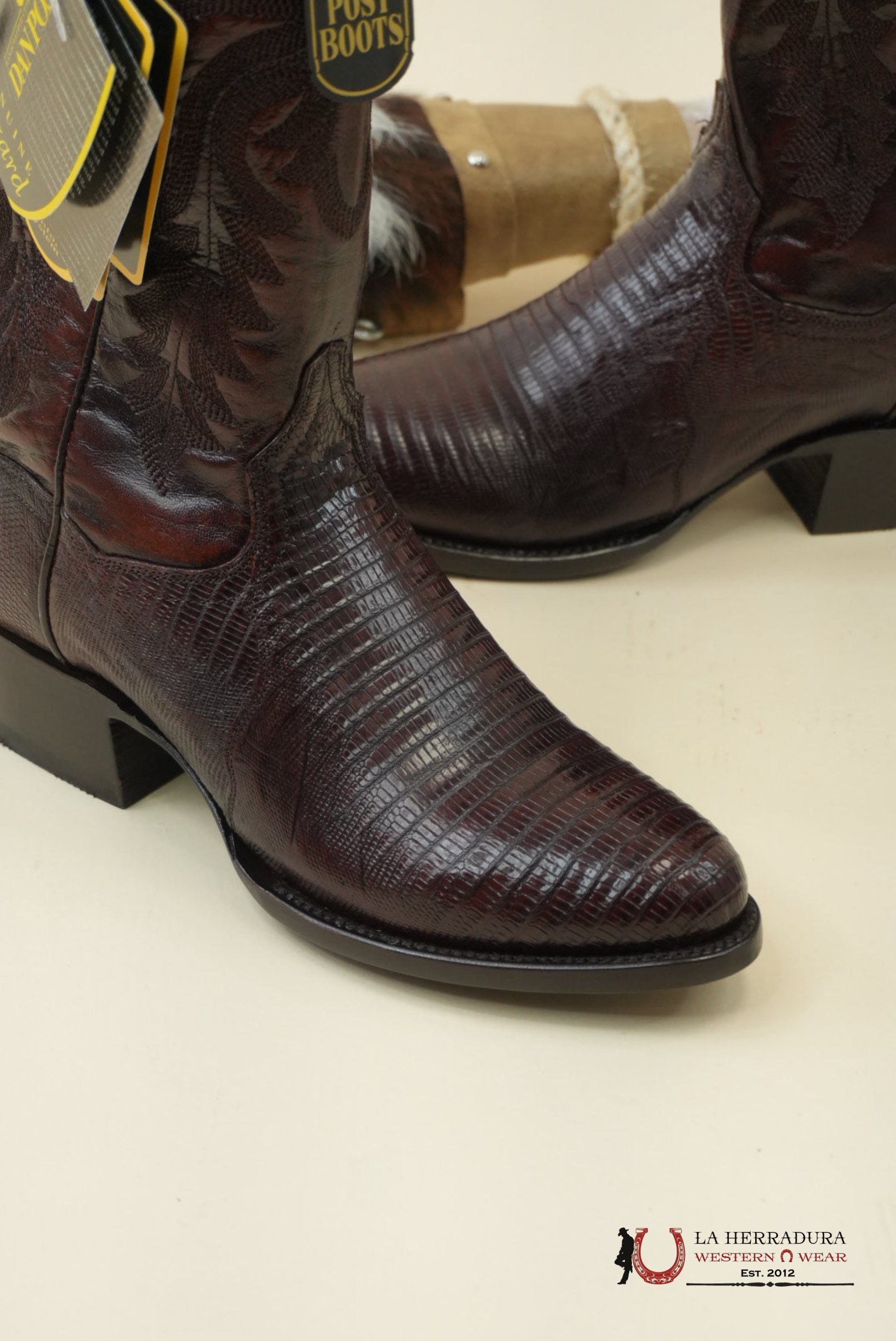 DAN POST TAN TEJU LIZARD BOOT MENS BOTAS HOMBRES