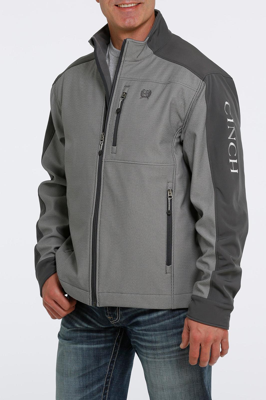 CINCH MENS BONDED CONCEALED CARRY JACKET- GREY 5001