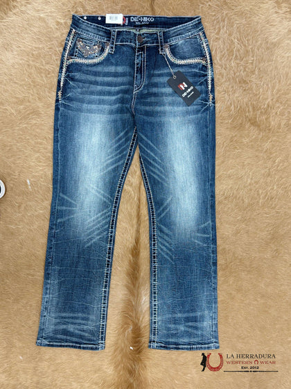 DE NIKO MENS JEANS SLIM STRAIGHT- DN-023