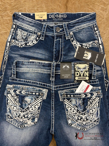 DE NIKO JEANS PARA HOMBRE CORTE RECTO AJUSTADO - DN-050