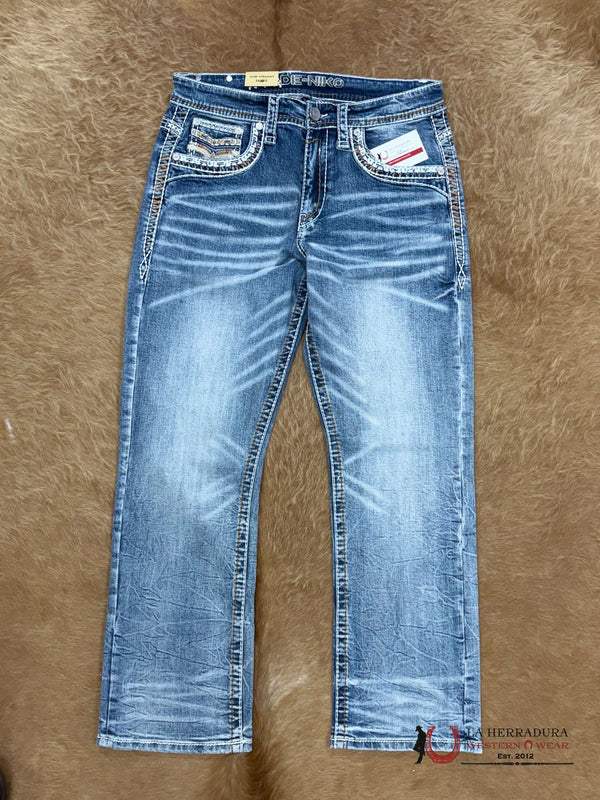 DE NIKO MENS JEANS SLIM STRAIGHT- DN-811