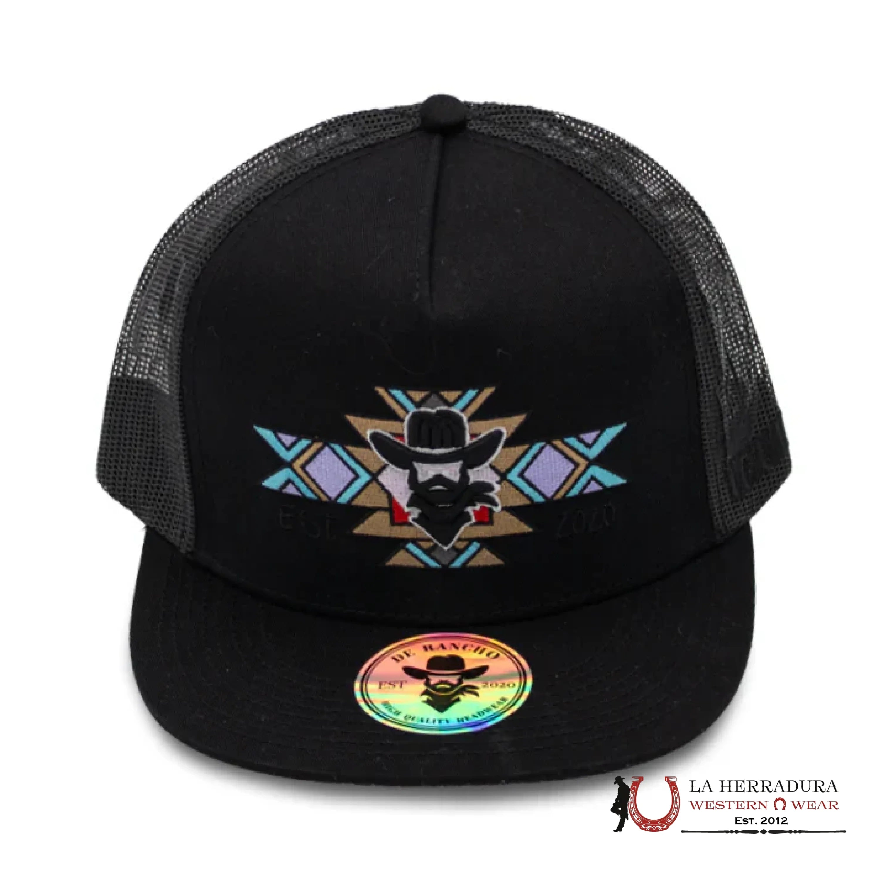 DE RANCHO BLACK Style 2018 multicolores con negro HAT CAPS MENS GORRAS HOMBRES