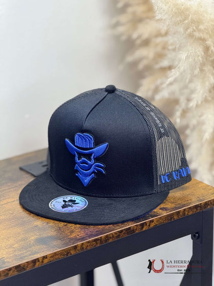 DE RANCHO BLACK Style 202 azul hat