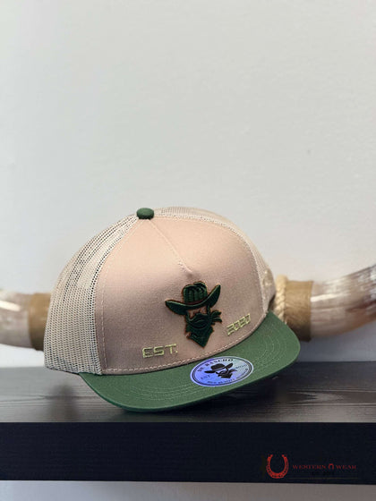 DE RANCHO kids Style 01 verde con cafe HAT