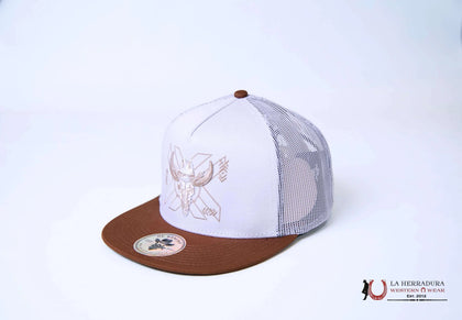 DE RANCHO WHITE Style 2011 blanco con gris  HAT