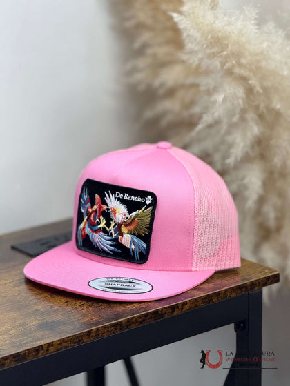 DE RANCHO WHITE Style 209 Rosa multicolores HAT