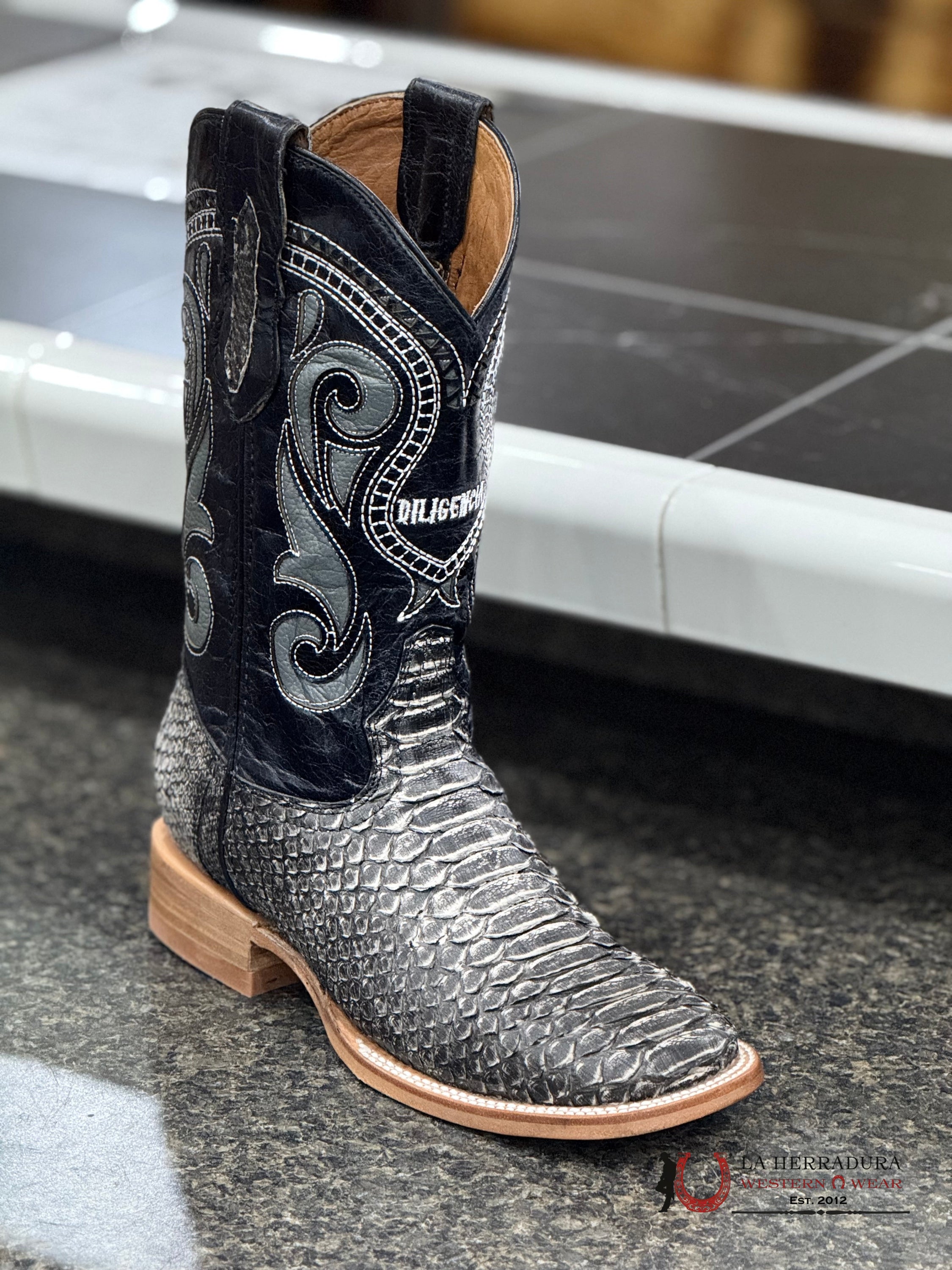 DILIGENCIA PHYTON BOOT MAKERS NEGRO GREY RUSTICO TUCZON BOTAS HOMBRES