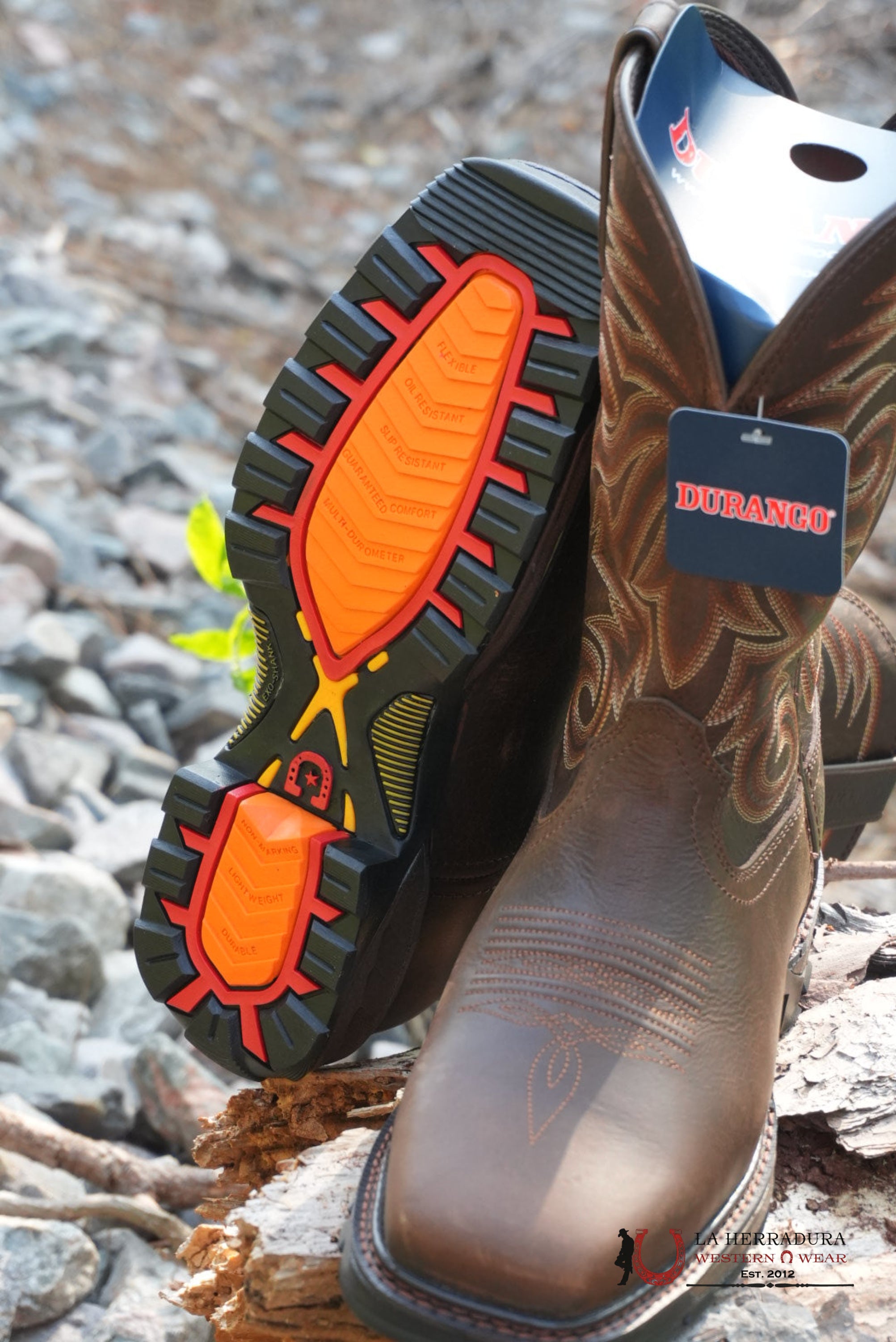 DURANGO MAVERICK XP BURLY BROWN STEEL TOE DDB206