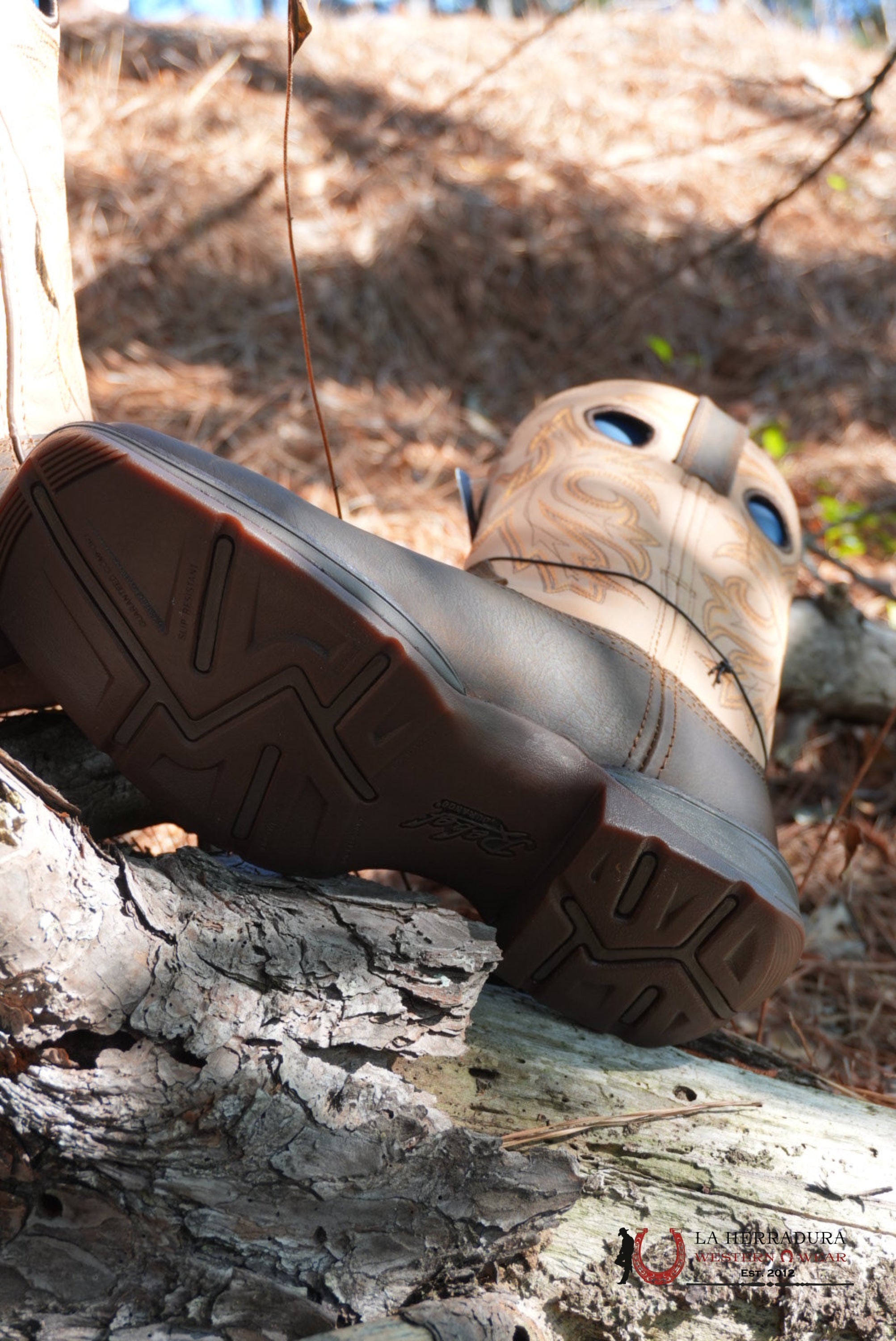 DURANGO Dark/Light Brown With Stiching MEN WORK Boot - DDB0498