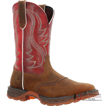 DURANGO MEN WORK BROWN WITH RED TUBE (slip & oil resistant) - DDB0479