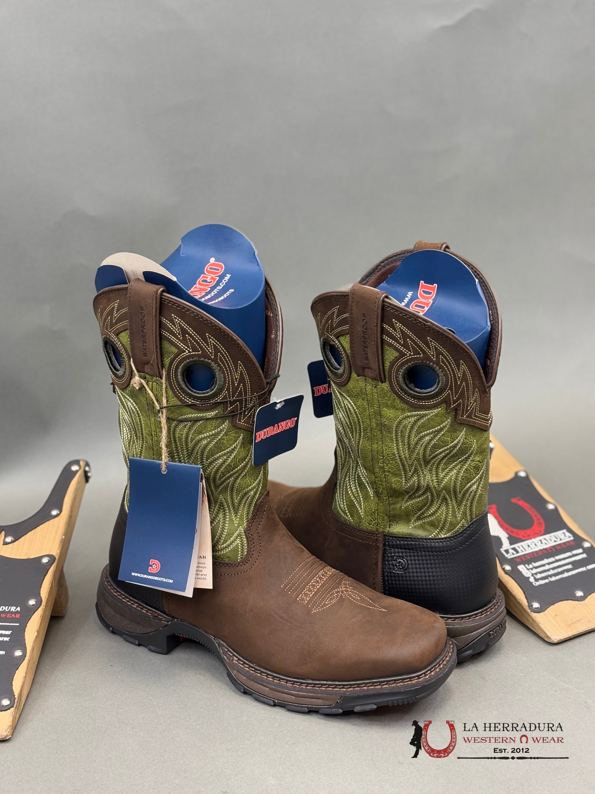 Durango Mens Work Boot Maverick Xp Dark Brown Green Tube Ddb0177