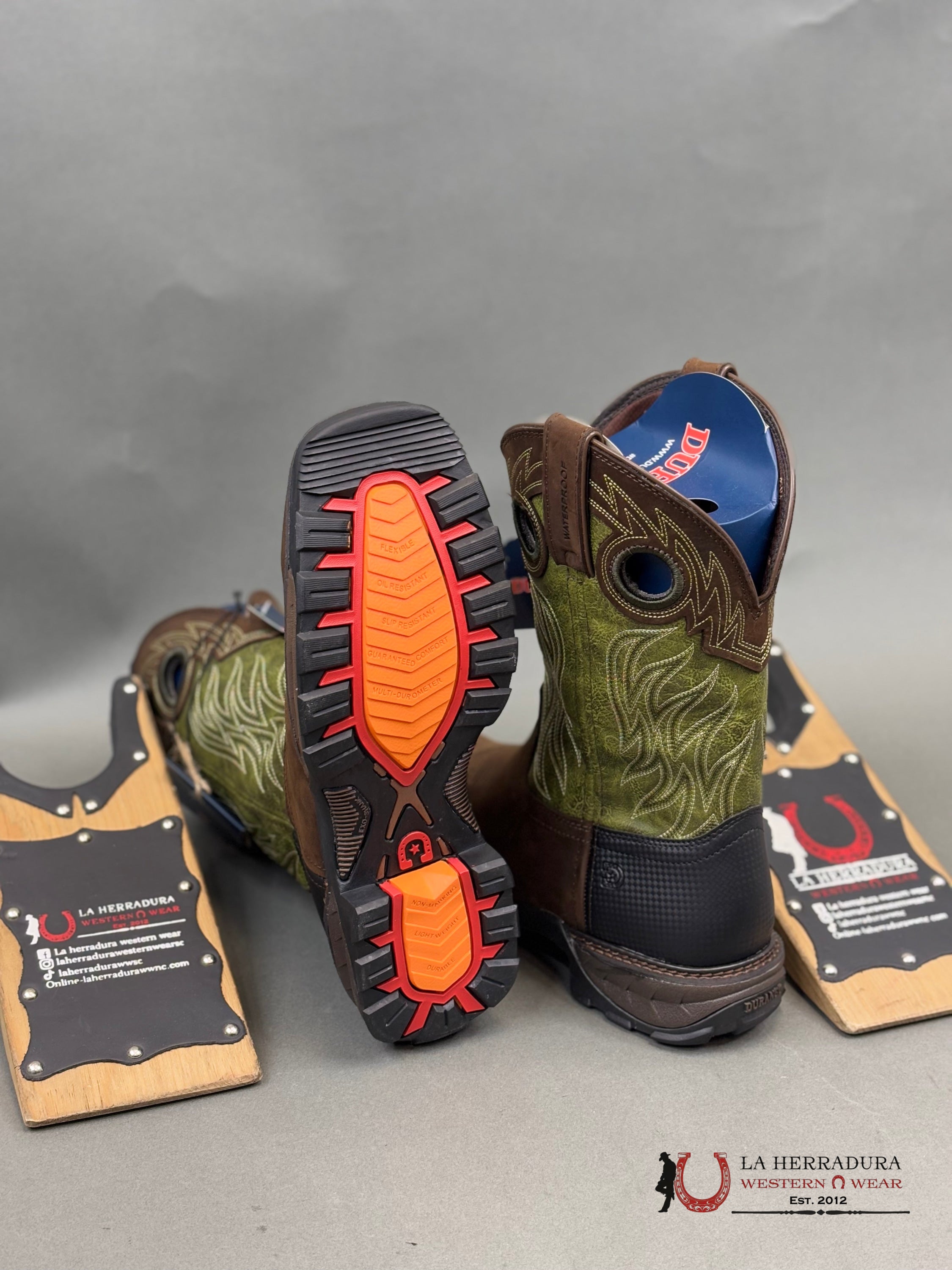 DURANGO MENS WORK BOOT MAVERICK XP DARK BROWN GREEN TUBE DDB0177