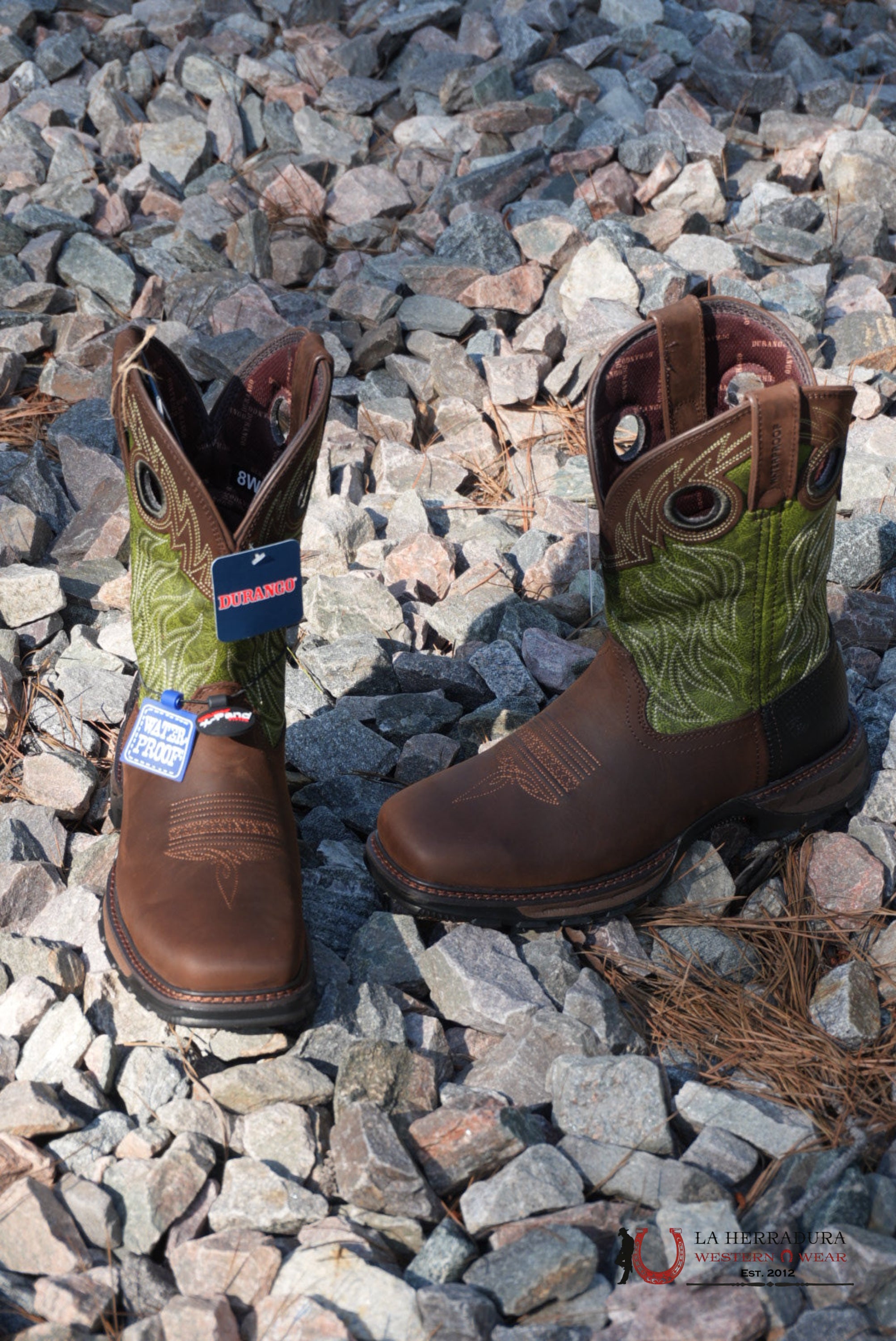 DURANGO MENS WORK BOOT MAVERICK XP DARK BROWN GREEN TUBE DDB0177