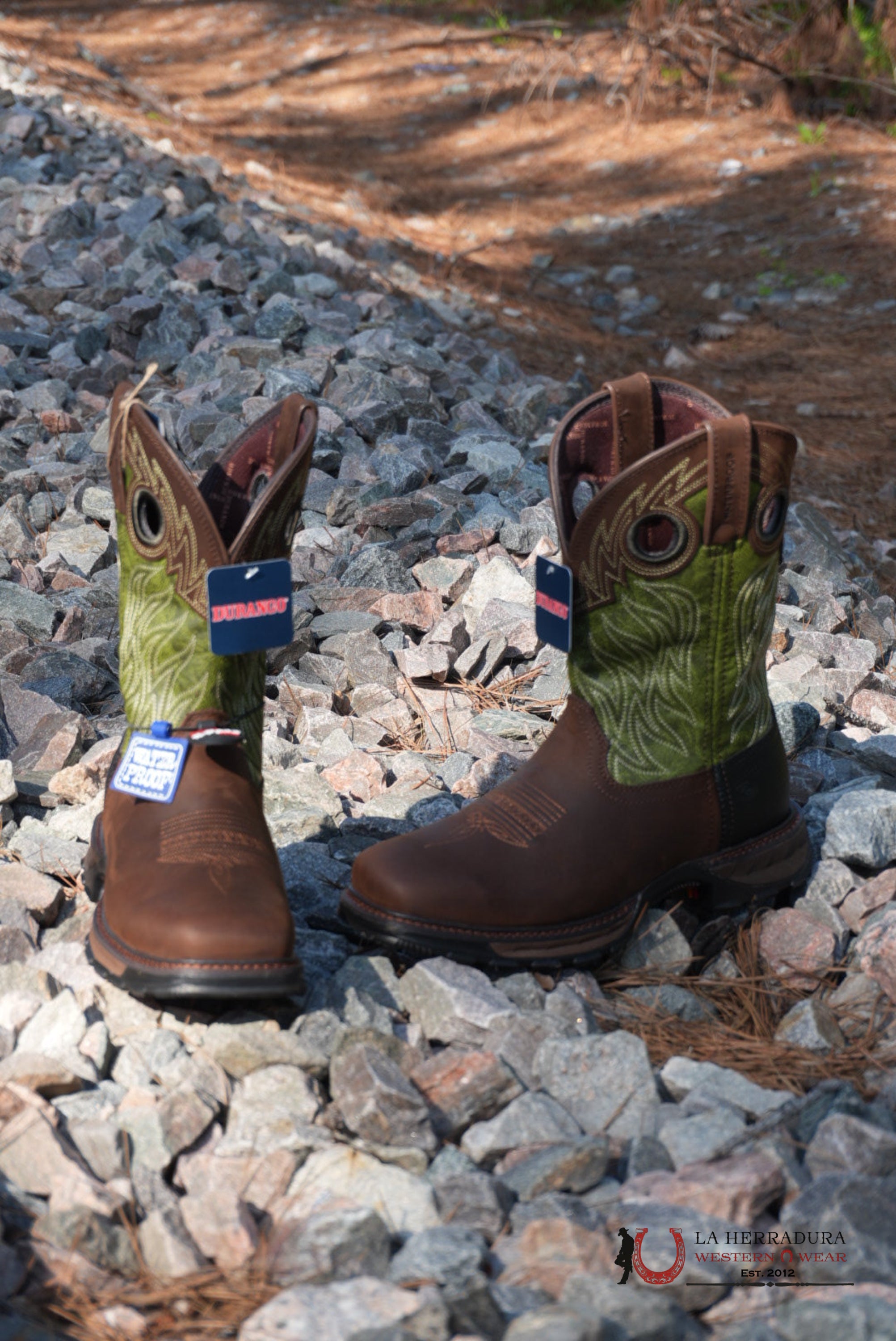 DURANGO MENS WORK BOOT MAVERICK XP DARK BROWN GREEN TUBE DDB0177