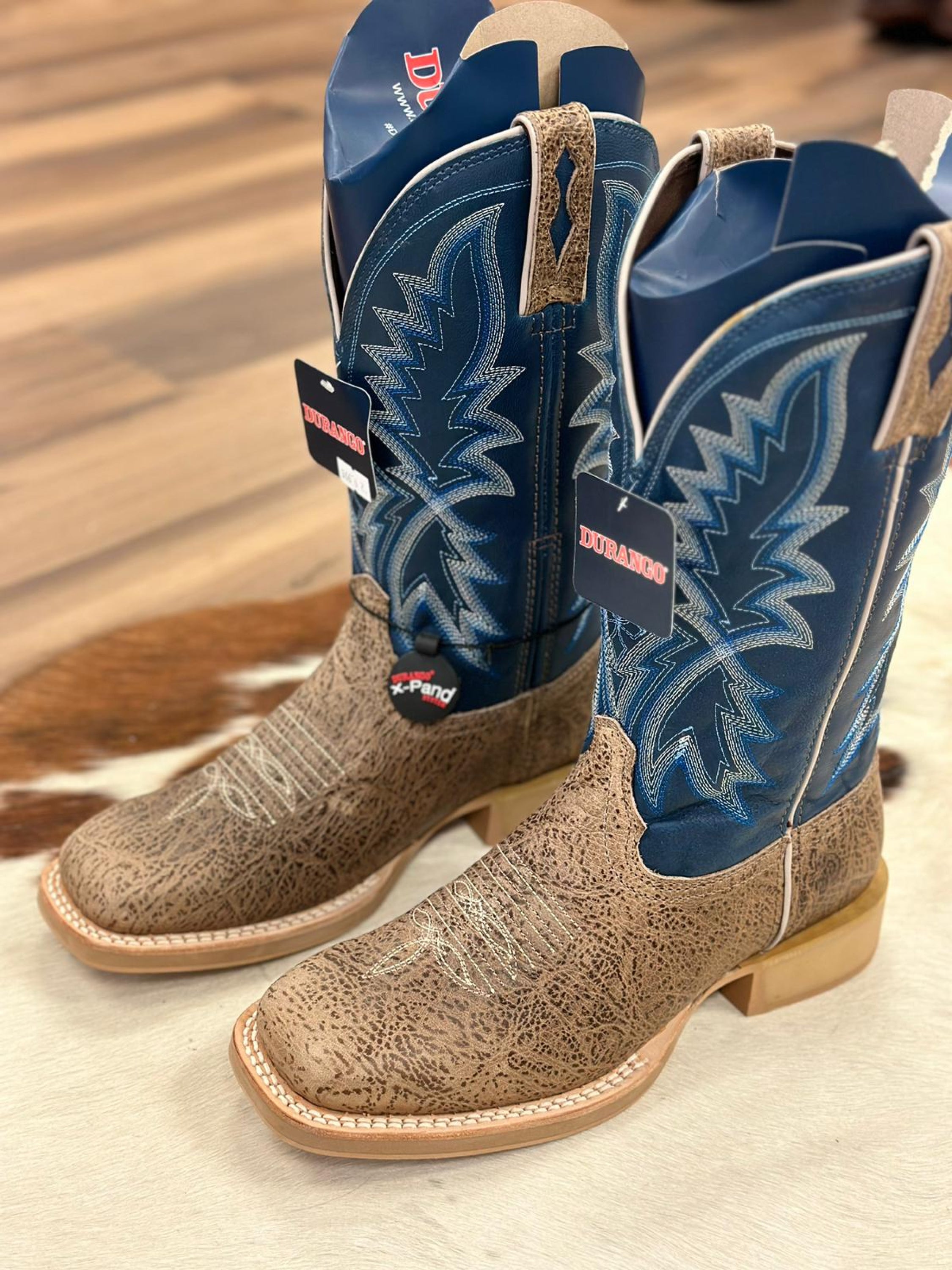 Durango Mens Work Boot Rebel Pro Lite Grey Blue Tube Ddb0358