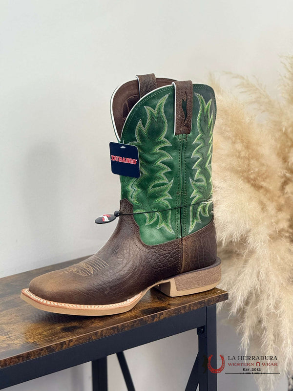 DURANGO MENS WORK BOOT RUBER SOL GREEN TUBE DDB0461