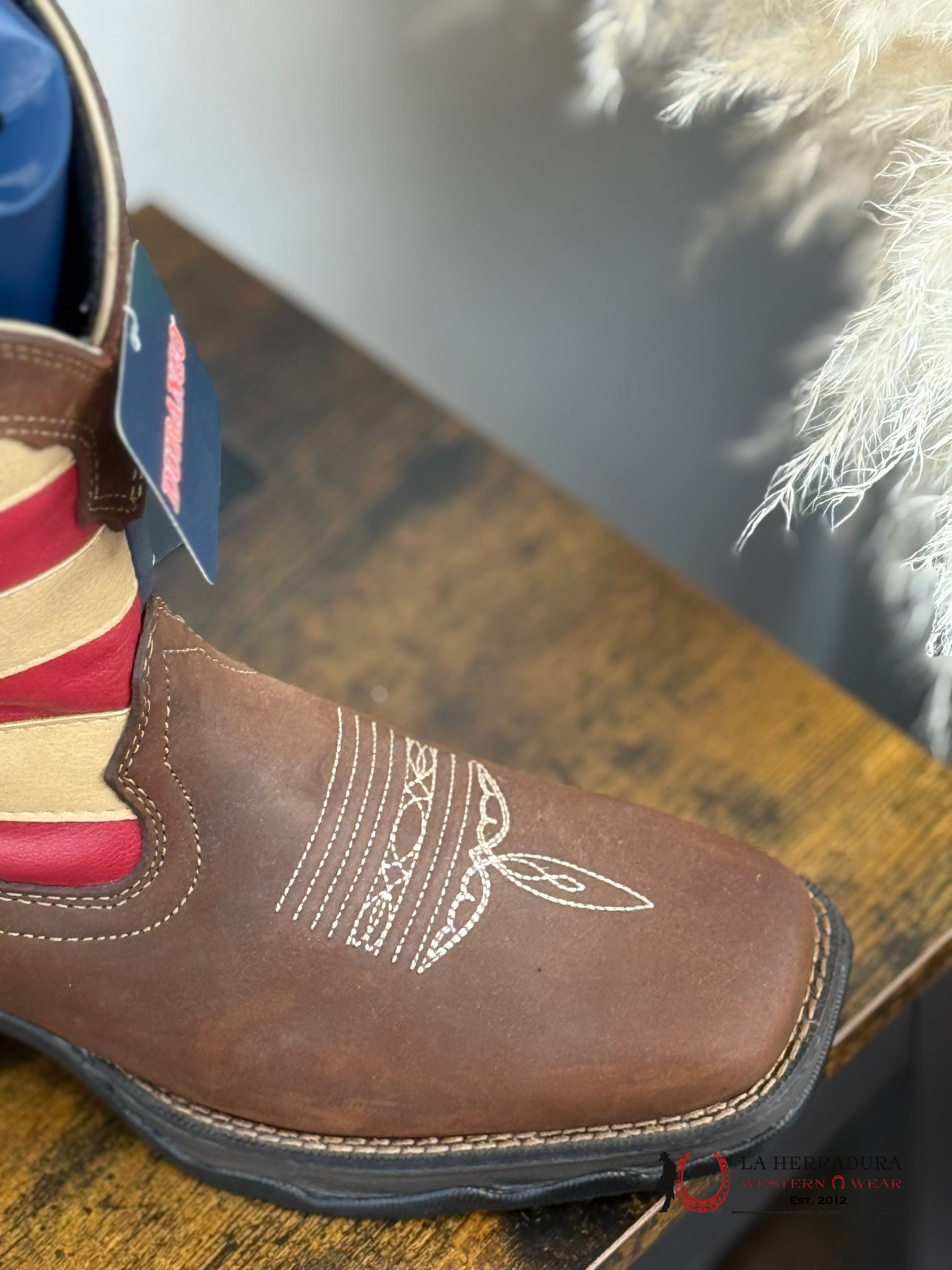 DURANGO WOMENS WORK BOOTS AMERICAN FLAG RD4414 BOTAS MUJERES