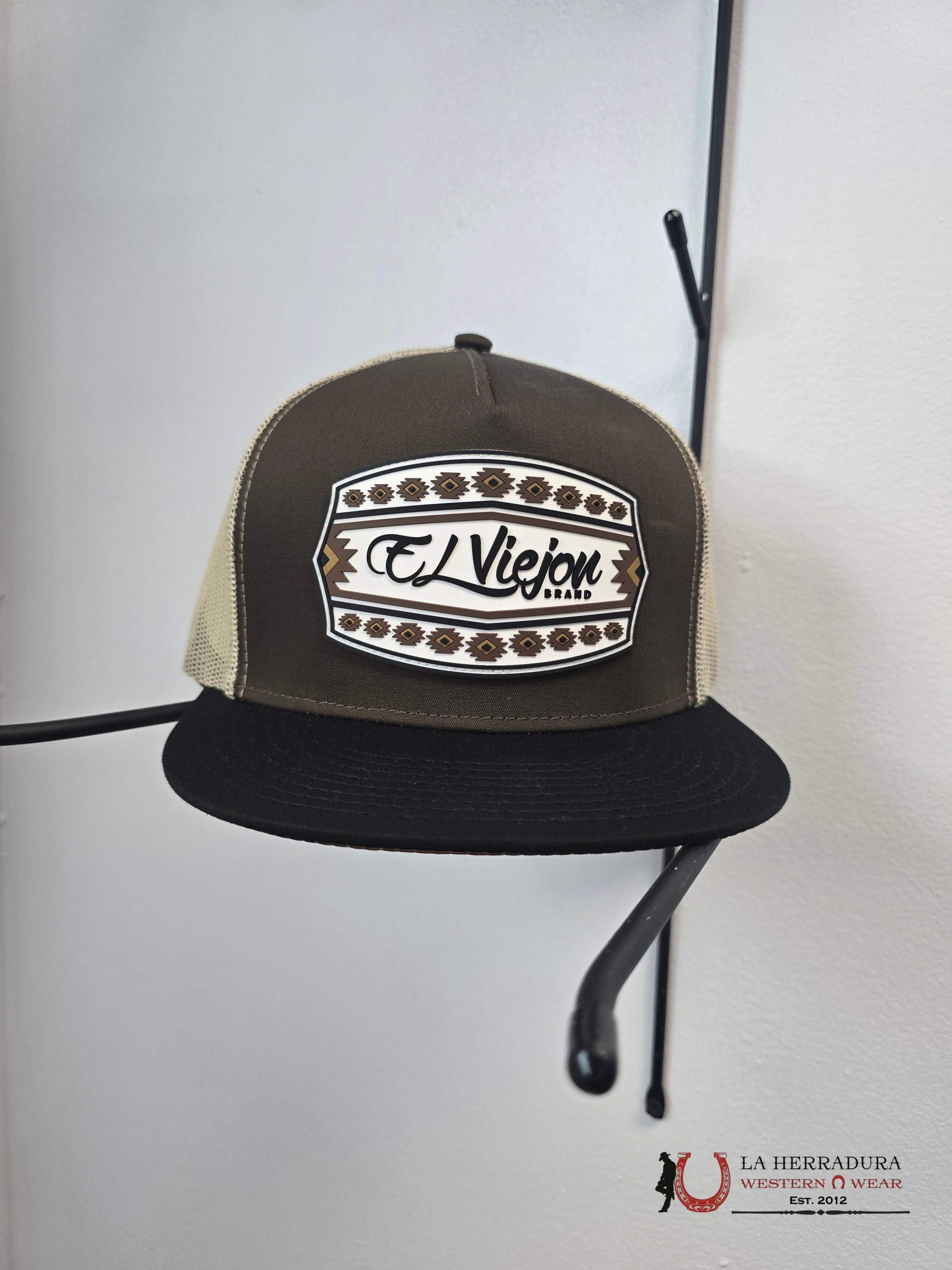 EL VIEJON CAFE 07 con blanco y negro CAP CAPS MENS GORRAS HOMBRES