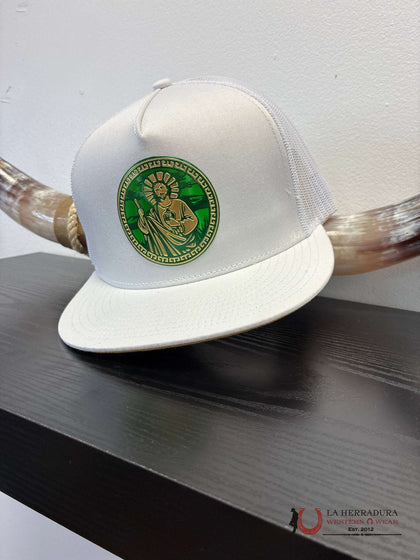 EL VIEJON WHITE Style 05 SAN JUDAS CAP