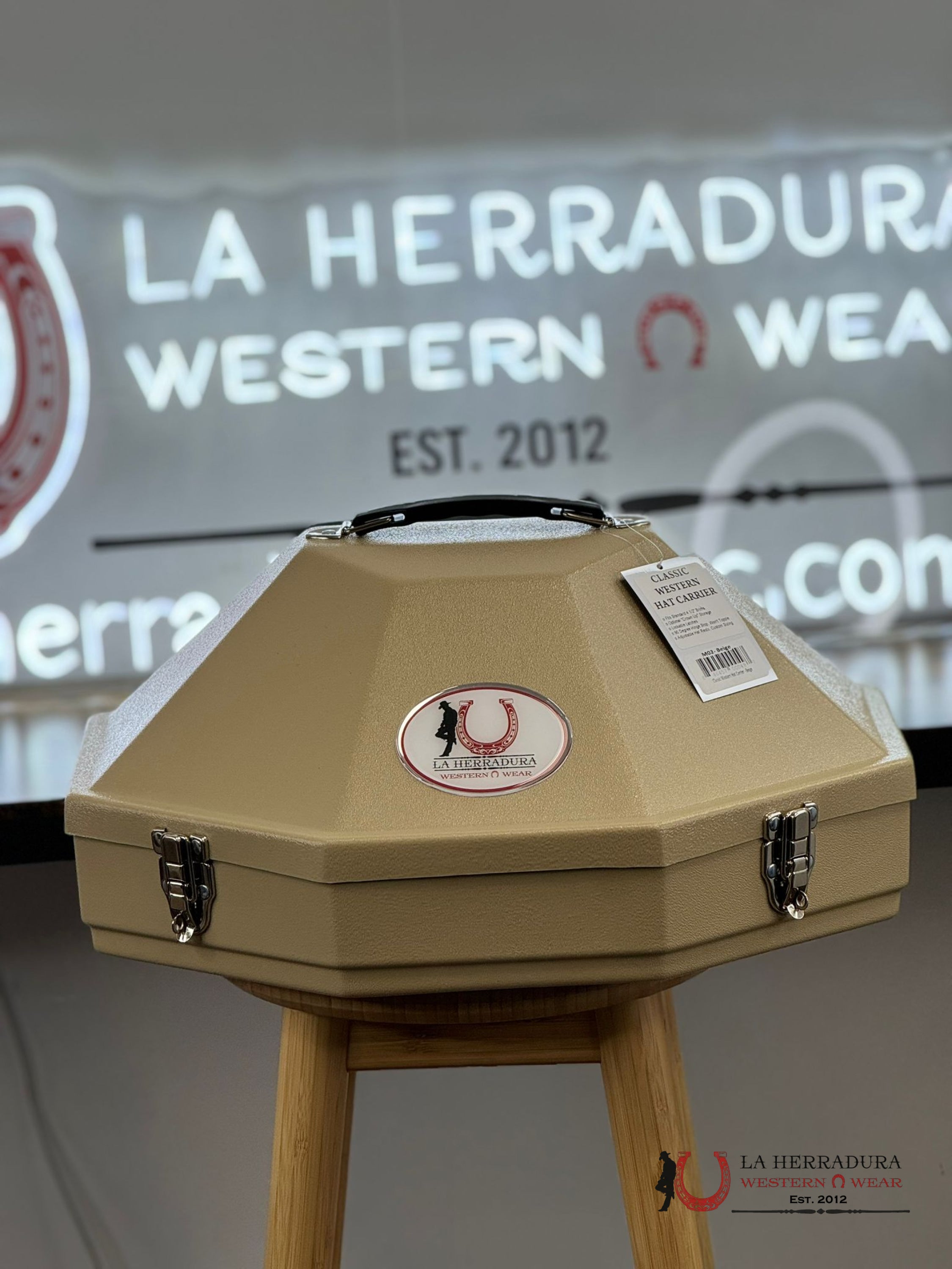 Estuche Beige Para 1 Texana Tejana