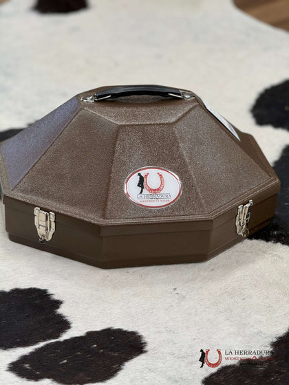 ESTUCHE CHOCOLATE MATE PARA 1 TEXANA