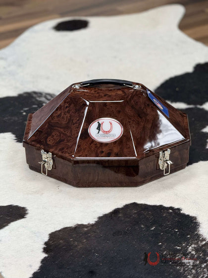 ESTUCHE LAMINADO MARBOL CHOCOLATE PARA 1 TEXANA