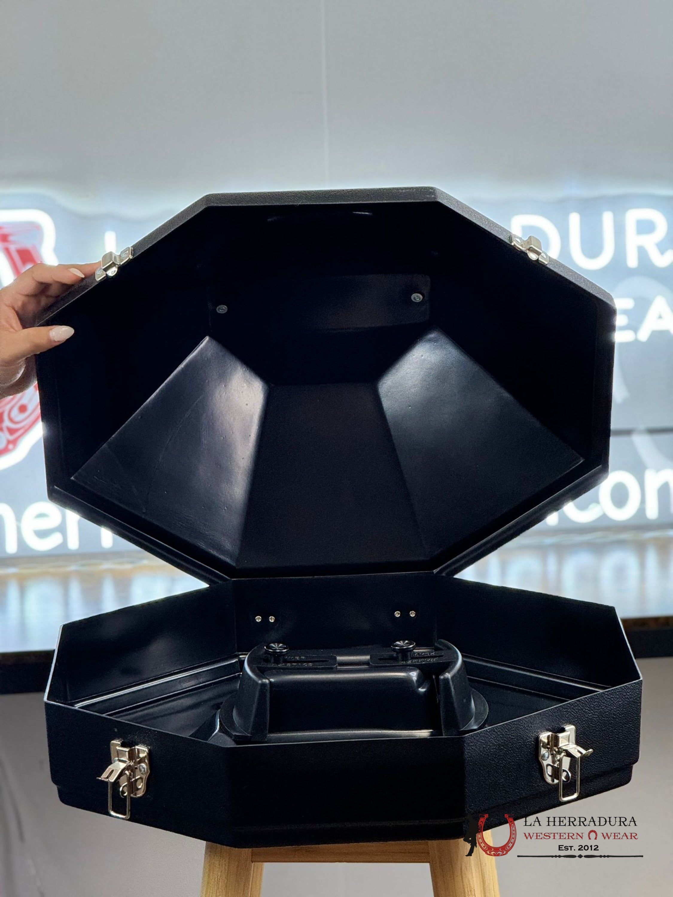 Estuche Negro Para 1 Texana Tejana