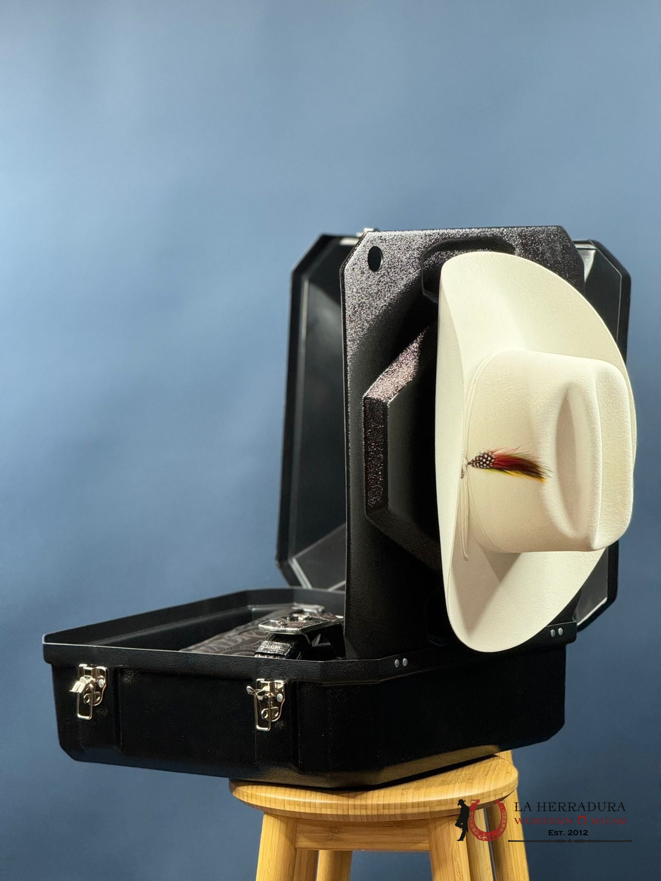 Estuche Presidencial Texana Bota Y Cinto 3En1 Tejana