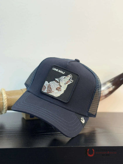 ANIMAL EXÓTICO Estilo EL LOBO SOLITARIO GORRA DE VACA