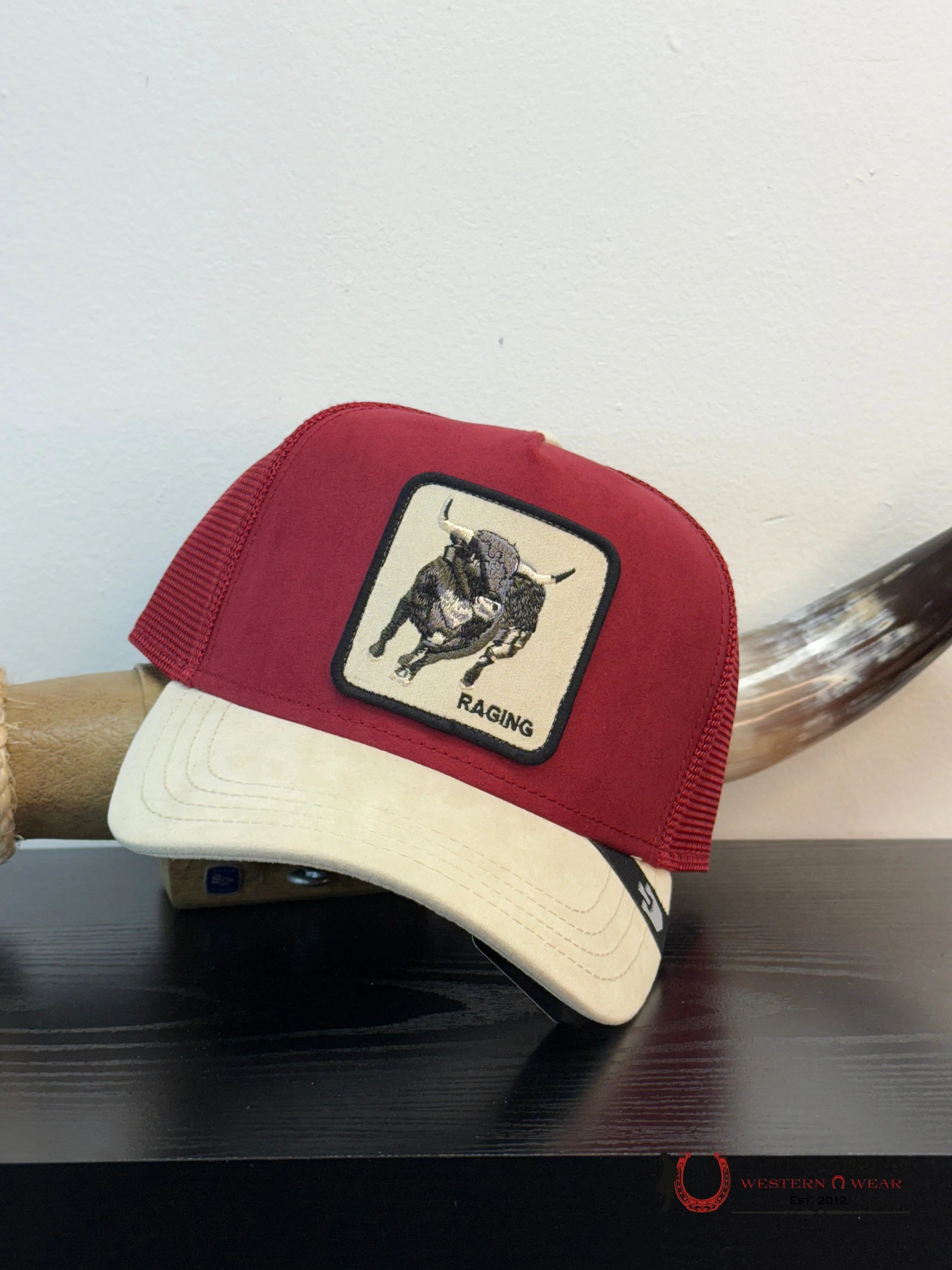 EXOTIC ANIMAL Style THE SUEDE BULLCOW CAP